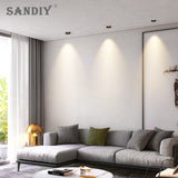 Recessed Ceiling Downlight 7W /12W Flush Mount Spotlight Rotatable Angle LED Spotlight for Foyer Kitchen Bedroom Home Lightings