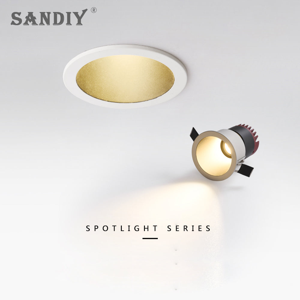 Recessed Ceiling Downlight 7W /12W Flush Mount Spotlight Rotatable Angle LED Spotlight for Foyer Kitchen Bedroom Home Lightings