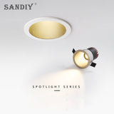 Recessed Ceiling Downlight 7W /12W Flush Mount Spotlight Rotatable Angle LED Spotlight for Foyer Kitchen Bedroom Home Lightings