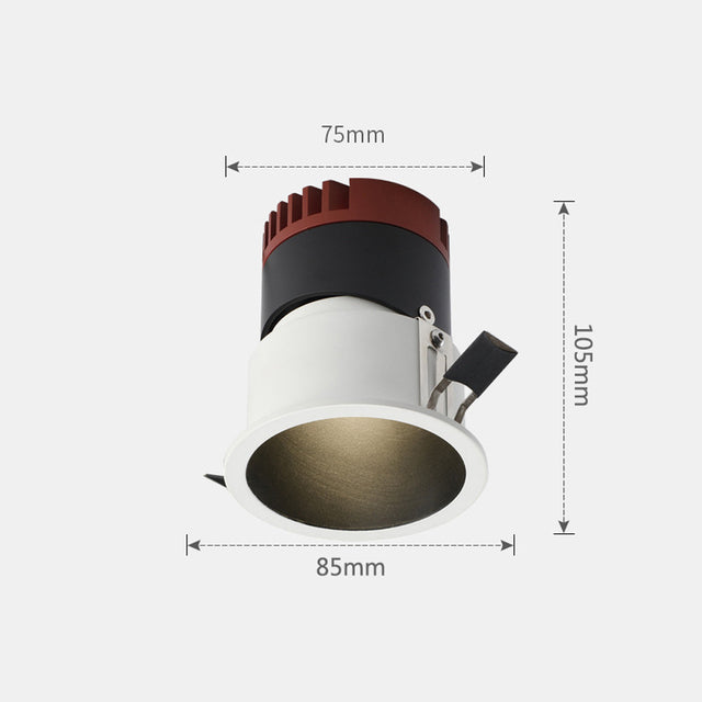 Recessed Ceiling Downlight 7W /12W Flush Mount Spotlight Rotatable Angle LED Spotlight for Foyer Kitchen Bedroom Home Lightings