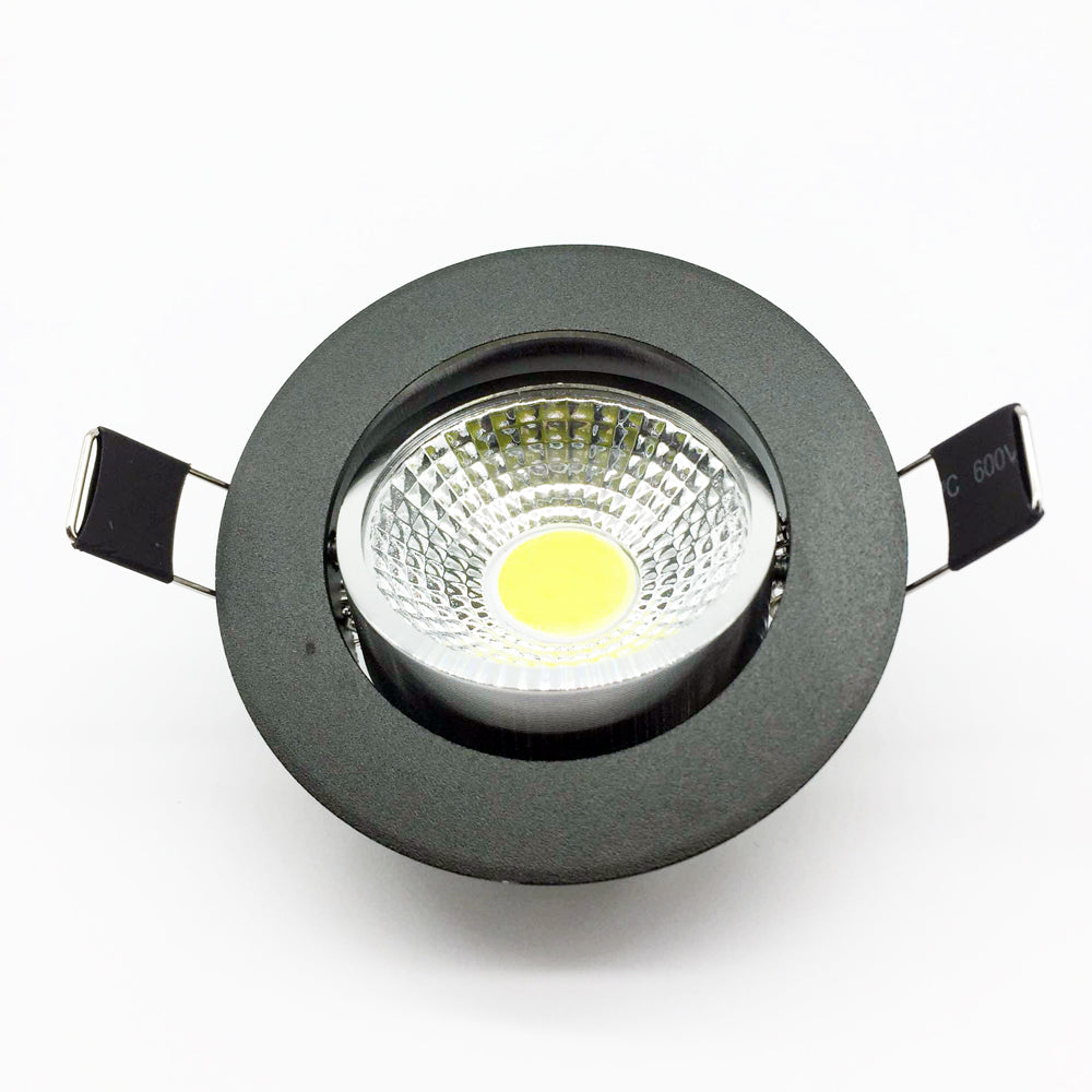 LED downlights Dimmable downlight lamp COB 3w 5w 7w 12w Spot light AC110/220V 85-265V ceiling recessed Light Indoor Lighting