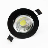 LED downlights Dimmable downlight lamp COB 3w 5w 7w 12w Spot light AC110/220V 85-265V ceiling recessed Light Indoor Lighting