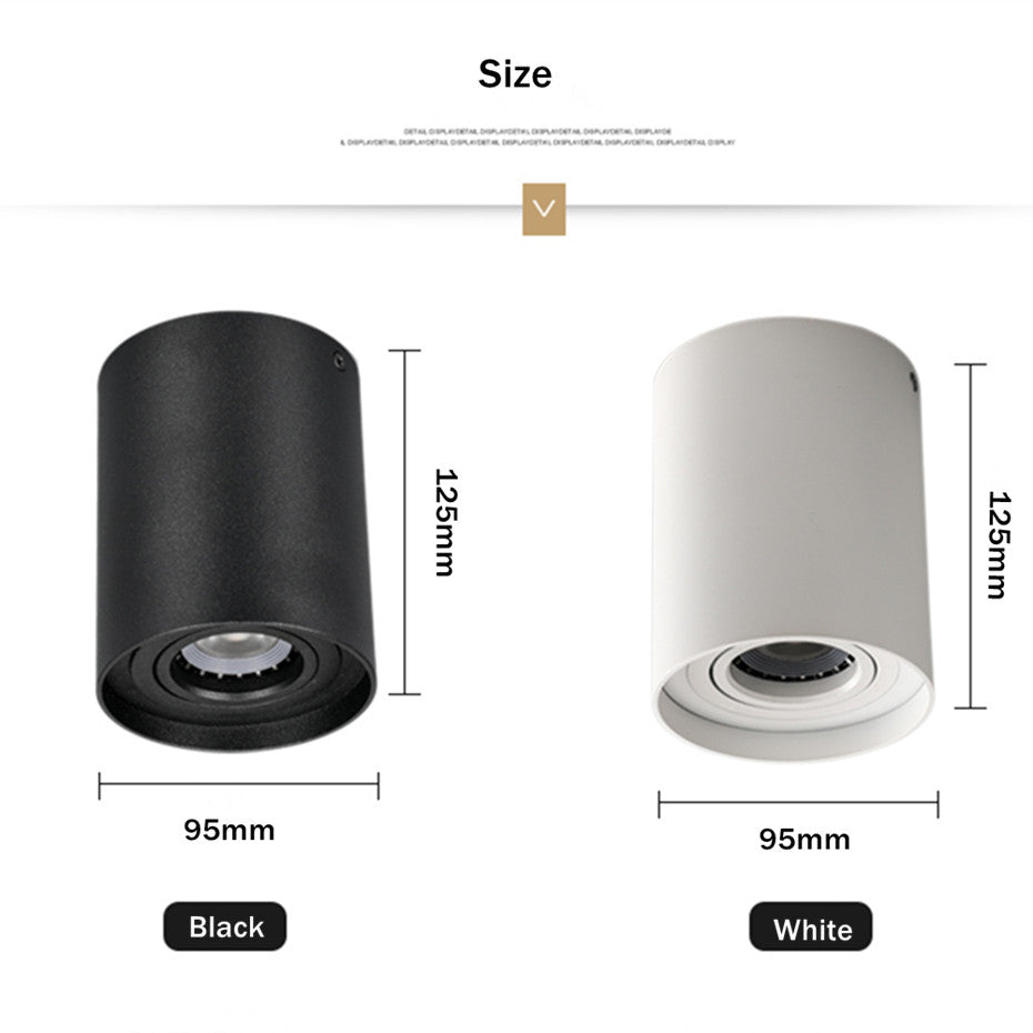 Led Downlight Surface Mounted led Spot Angle Degree Adjustable Home Hotel Office Lighting  Lamp