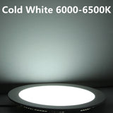 Dimmable LED Panel Light Ultra Thin 2pcs 30W Ceiling Recessed Downlight Round LED Spot Light AC85-265V