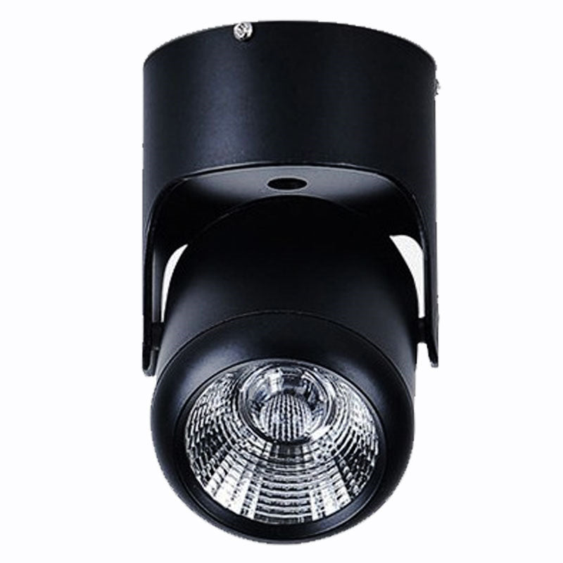 Dimmable rotating LED downlight surface mounted adjustment COB ac85-265V 5W7W10W12W15W LED ceiling spotlight