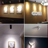 Dimmable rotating LED downlight surface mounted adjustment COB ac85-265V 5W7W10W12W15W LED ceiling spotlight