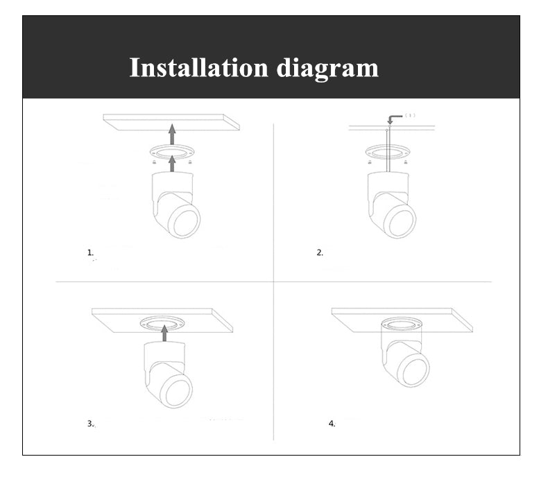 Dimmable rotating LED downlight surface mounted adjustment COB ac85-265V 5W7W10W12W15W LED ceiling spotlight