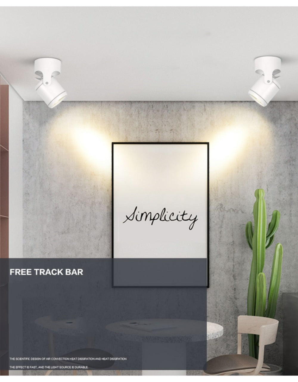 Dimmable rotating LED downlight surface mounted adjustment COB ac85-265V 5W7W10W12W15W LED ceiling spotlight