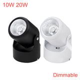 Dimmable Surface Mounted LED COB Downlight 10W 20W LED Lamp AC85V-265V Ceiling Spot Light with LED Driver 3000K/4000K/6000K