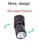 Dimmable Surface Mounted LED COB Downlight 10W 20W LED Lamp AC85V-265V Ceiling Spot Light with LED Driver 3000K/4000K/6000K