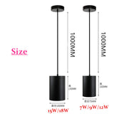 Dimmable LED Downlight Surface Mounted Ceiling Lamp with Wire Hanging 7W 9W 12W 15W 18W AC85-265V Ceiling Spot Light Home decoration