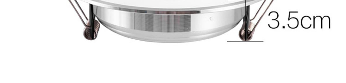 Saiyo LED Downlight 10pcs/lot Three Colors Dimming 5W 7W Recessed Gold White Silver Ceiling Lamp Aluminum Indoor Lighting