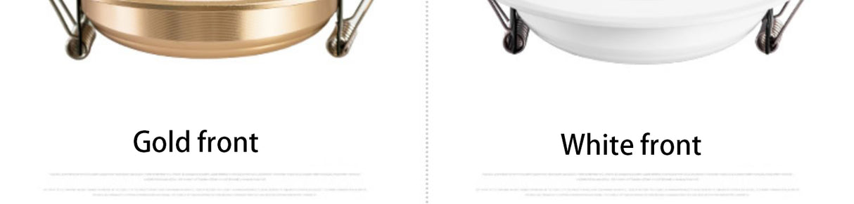 Saiyo LED Downlight 10pcs/lot Three Colors Dimming 5W 7W Recessed Gold White Silver Ceiling Lamp Aluminum Indoor Lighting