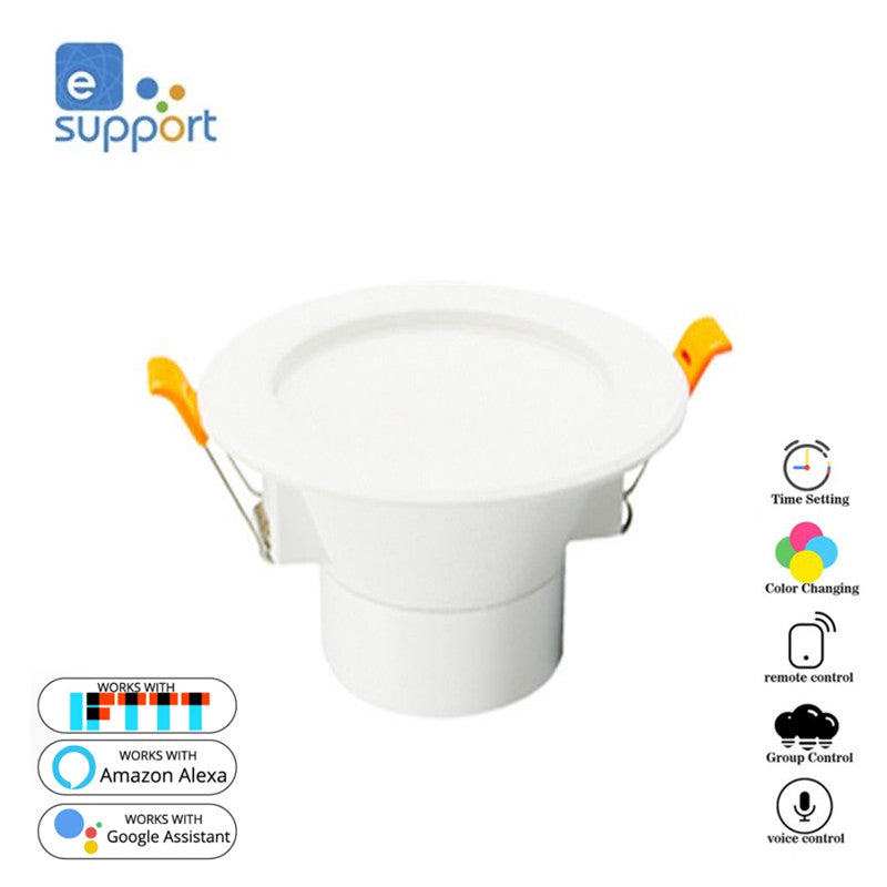 EWeLink WiFi Smart LED Downlight Dimming Round Spot Light 12W RGB Color Changing 2700K-6500K Warm Cool Light Alexa Google Home