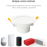 EWeLink WiFi Smart LED Downlight Dimming Round Spot Light 12W RGB Color Changing 2700K-6500K Warm Cool Light Alexa Google Home