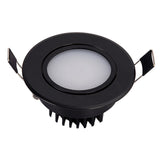 Anti Fog Black Led Downlight Lamps Cob Ceiling Spot Light 5W 7W 9W 12W 90-265V Dimmable Ceiling Installation Lighting Indoor
