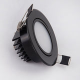 Anti Fog Black Led Downlight Lamps Cob Ceiling Spot Light 5W 7W 9W 12W 90-265V Dimmable Ceiling Installation Lighting Indoor