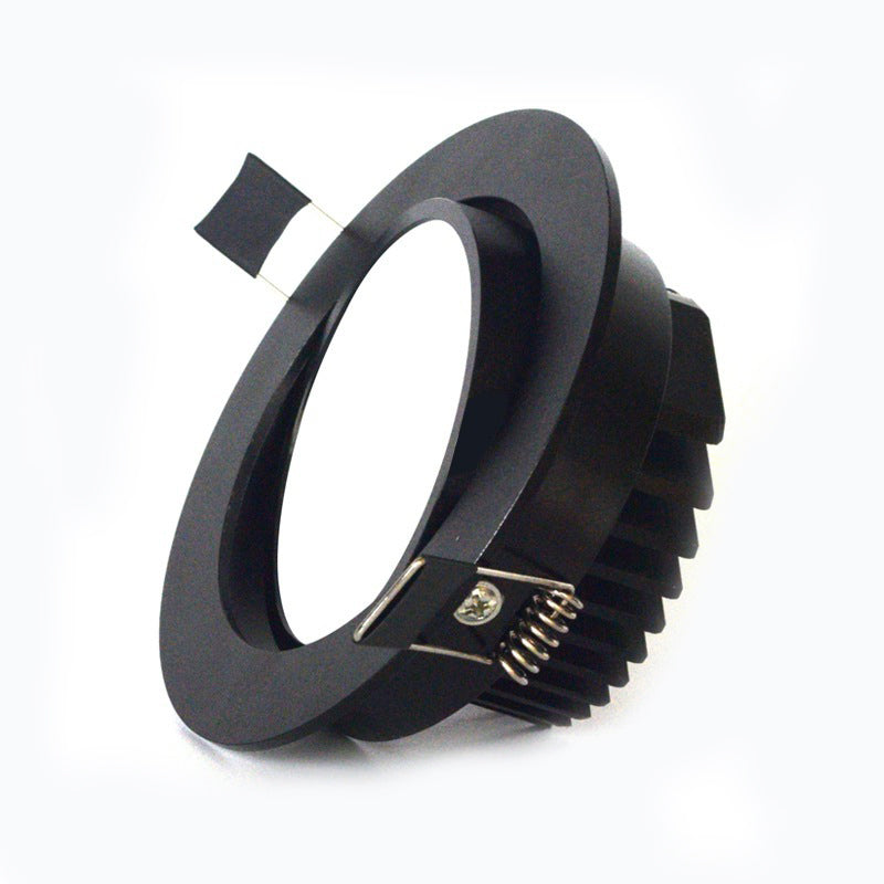 Anti Fog Black Led Downlight Lamps Cob Ceiling Spot Light 5W 7W 9W 12W 90-265V Dimmable Ceiling Installation Lighting Indoor