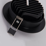 Anti Fog Black Led Downlight Lamps Cob Ceiling Spot Light 5W 7W 9W 12W 90-265V Dimmable Ceiling Installation Lighting Indoor