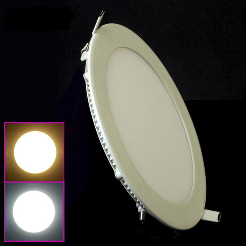 Super Bright LED Panel Downlight LED Ceiling Downlight Recessed LED Panel Light Driver Included AC85-265V 10pcs/lot Ceiling Downlight