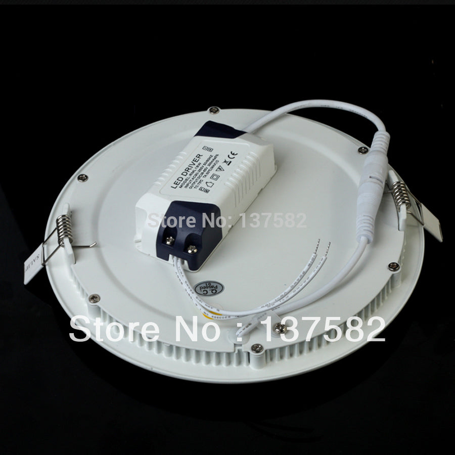 Super Bright LED Panel Downlight LED Ceiling Downlight Recessed LED Panel Light Driver Included AC85-265V 10pcs/lot Ceiling Downlight