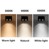 Ceiling Light 1/2/3/4 Head 12w Square Surface Mounted Downlight Anti-glare Living Room Bedroom Indoor Lighting Household Lamp