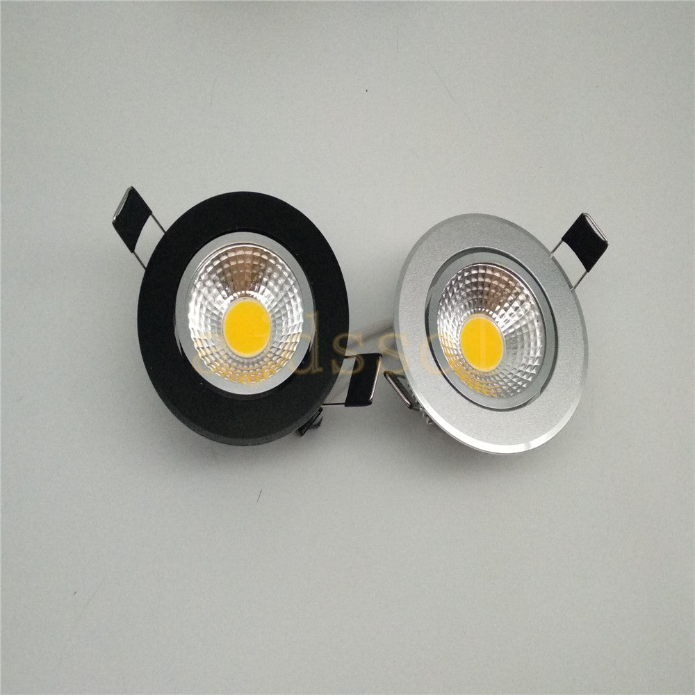 Downlights Super Bright Spot downlight light COB Light Dimmable 3w 5w 7w 12w 110V/220V ceiling recessed Lights Indoor Lighting