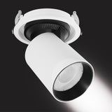 LED Downlight Light Dimmable 360 angles Adjustable COB 10W 15W Rotation Recessed Ceiling Spot light AC85-265V