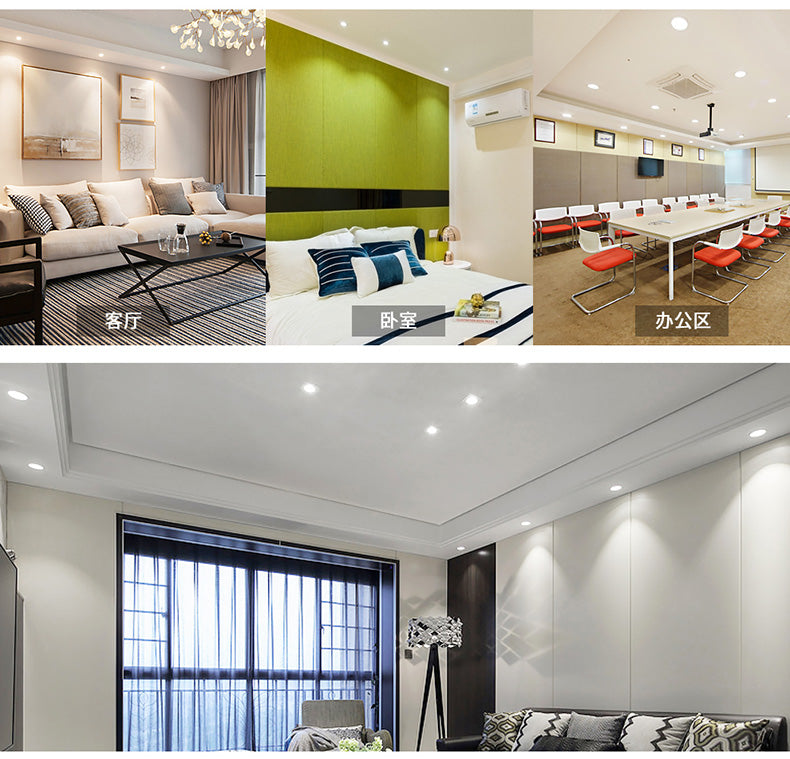 MINI Downlight Dimmable 6W High Power LED Recessed Ceiling Downlight Lamps LED Downlights for Living Room Cabinet Bedroom