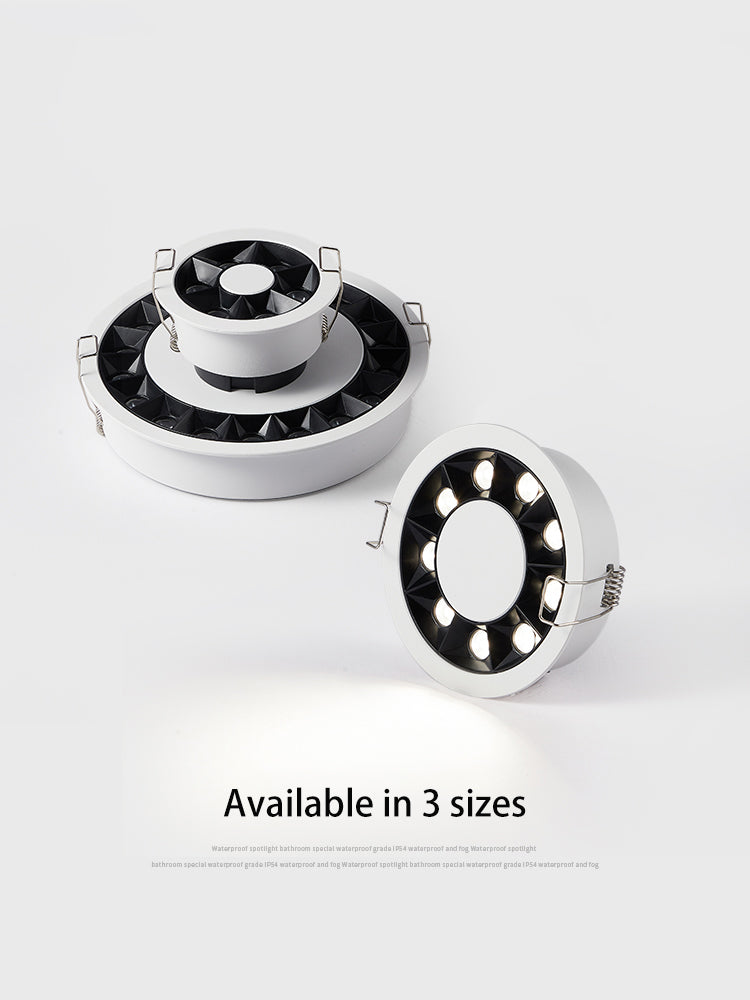 BRGT LED Spot Lights Recessed Downlight Aluminum Ceiling 7W 12W 24W COB Focos Lamp 110V 220V For Kitchen Home Indoor Lighting