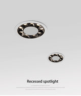 BRGT LED Spot Lights Recessed Downlight Aluminum Ceiling 7W 12W 24W COB Focos Lamp 110V 220V For Kitchen Home Indoor Lighting