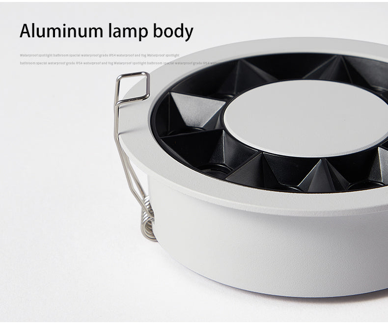 BRGT LED Spot Lights Recessed Downlight Aluminum Ceiling 7W 12W 24W COB Focos Lamp 110V 220V For Kitchen Home Indoor Lighting