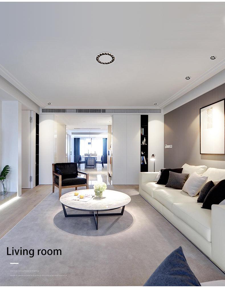 BRGT LED Spot Lights Recessed Downlight Aluminum Ceiling 7W 12W 24W COB Focos Lamp 110V 220V For Kitchen Home Indoor Lighting