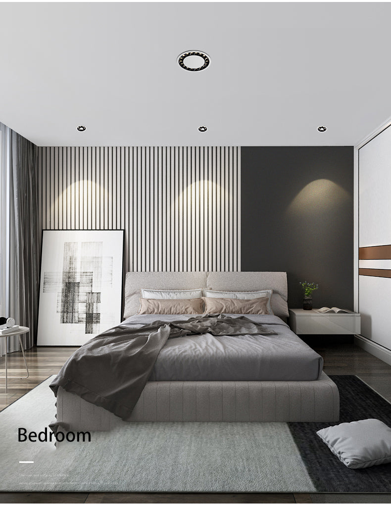 BRGT LED Spot Lights Recessed Downlight Aluminum Ceiling 7W 12W 24W COB Focos Lamp 110V 220V For Kitchen Home Indoor Lighting