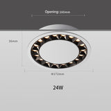 BRGT LED Spot Lights Recessed Downlight Aluminum Ceiling 7W 12W 24W COB Focos Lamp 110V 220V For Kitchen Home Indoor Lighting