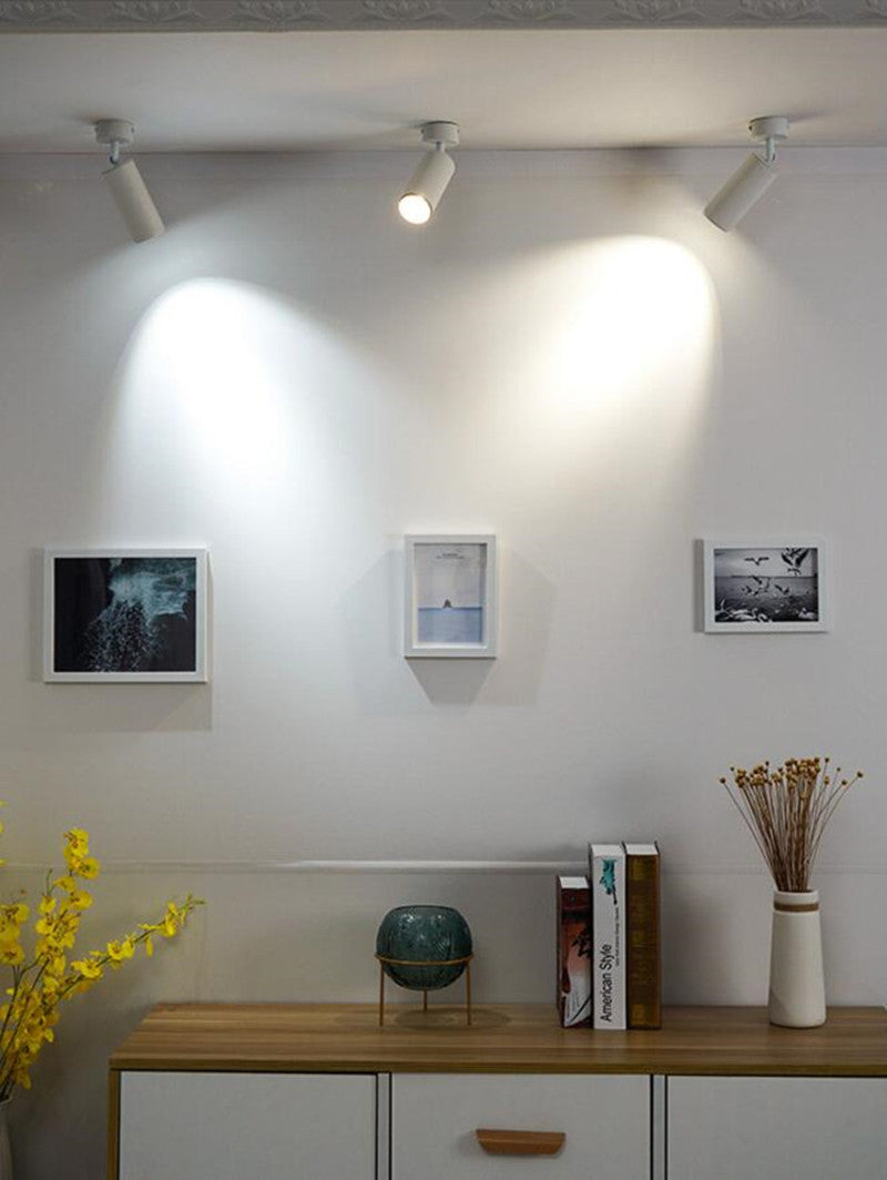 Foldable 360° Rotatable LED Downlights Surface Mounted COB LED Ceiling Spot lights 7W 10W 12W LED Lamps Background Wall Lighting