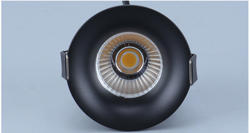 Anti-glare Dimmable Led Downlights COB Ceiling Spot Light 10W 12W 15W 18W AC90-265V Recessed Narrow Border Indoor Lighting