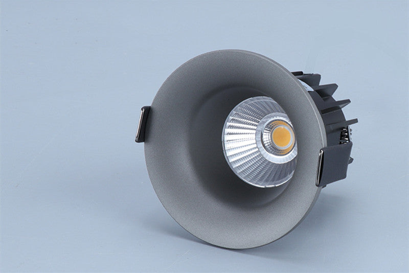 Anti-glare Dimmable Led Downlights COB Ceiling Spot Light 10W 12W 15W 18W AC90-265V Recessed Narrow Border Indoor Lighting