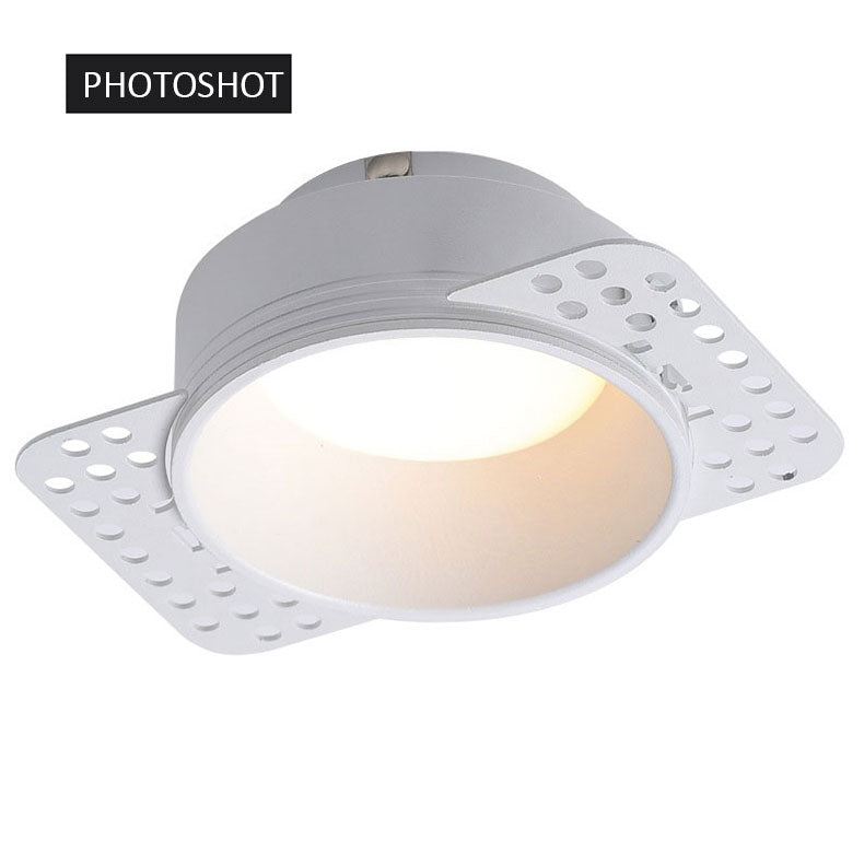 AC220V Recessed Anti Glare LED Downlights 7W 9W 12W Frameless LED Ceiling Spot Lights Background Lamps Bedroom Indoor Lighting