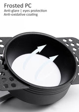 AC220V Recessed Anti Glare LED Downlights 7W 9W 12W Frameless LED Ceiling Spot Lights Background Lamps Bedroom Indoor Lighting