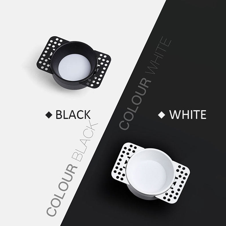 AC220V Recessed Anti Glare LED Downlights 7W 9W 12W Frameless LED Ceiling Spot Lights Background Lamps Bedroom Indoor Lighting