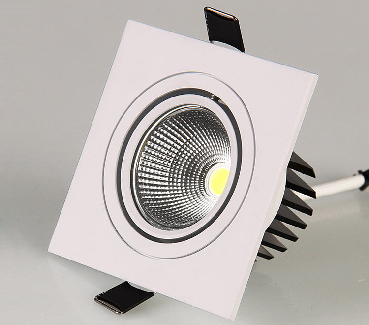  Ceiling Lamp 7W 9W 12W AC110V 220V LED Spot light Recessed decoration LED Dimmable Bright Square Downlight