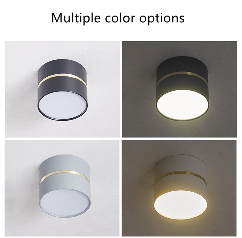 LED Spotlights Anti-Glare Downlight 7w 9w 12w Living Room Bedroom Corridor Store Surface Mounted Downlight 220v Ceiling Lamps