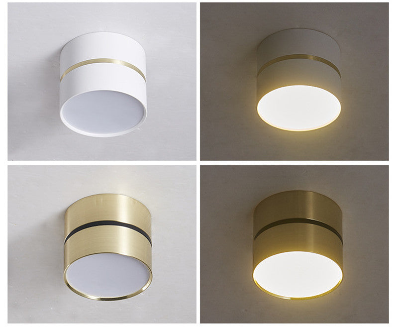 LED Spotlights Anti-Glare Downlight 7w 9w 12w Living Room Bedroom Corridor Store Surface Mounted Downlight 220v Ceiling Lamps