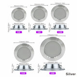 Led Downlight 5W 9W 12W 15W 18W 220V 10pcs/lot Ceiling Light Recessed Down light Round Led Panel Light Spotlight Indoor Lighting