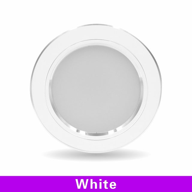 Led Downlight 5W 9W 12W 15W 18W 220V 10pcs/lot Ceiling Light Recessed Down light Round Led Panel Light Spotlight Indoor Lighting
