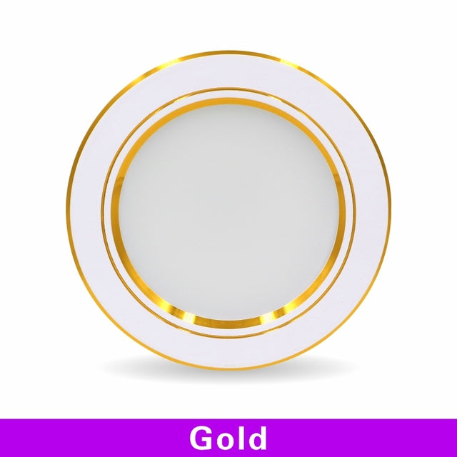 Led Downlight 5W 9W 12W 15W 18W 220V 10pcs/lot Ceiling Light Recessed Down light Round Led Panel Light Spotlight Indoor Lighting