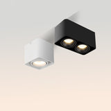 Square Surface Mounted Downlight Led Spotlight Aisle Living Room Without Main Light Adjustable Spotlight