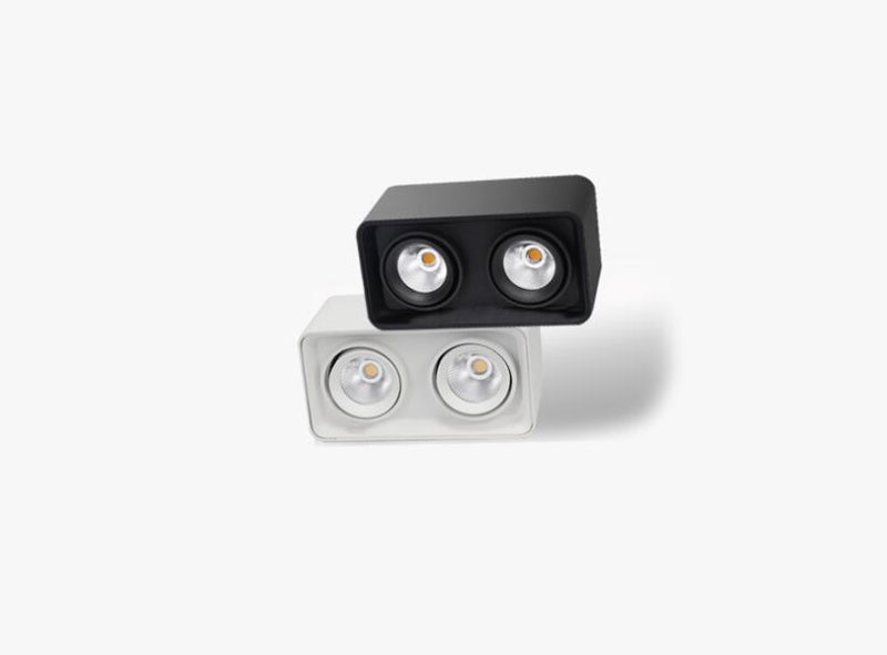 Square Surface Mounted Downlight Led Spotlight Aisle Living Room Without Main Light Adjustable Spotlight