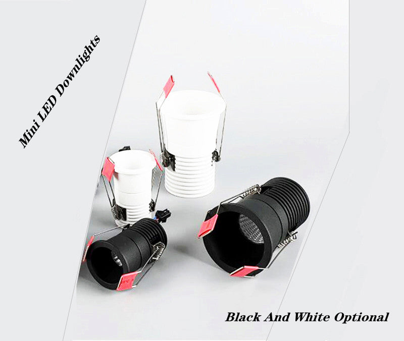 LED downlight dimmable ac110-240V 5W 7w 9W 12W embedded LED ceiling light anti-glare indoor lighting ceiling bulb